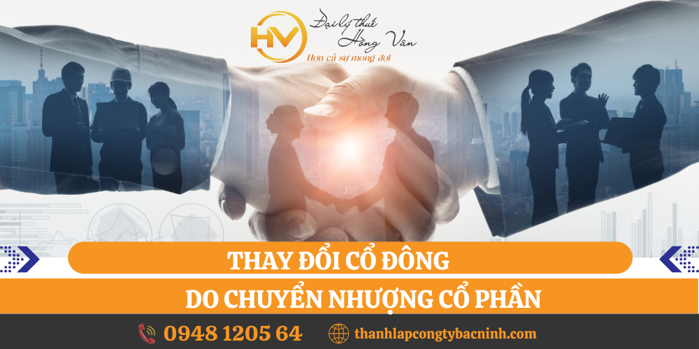 dịch vụ làm thủ tục thay đổi cổ đông công ty cổ phần