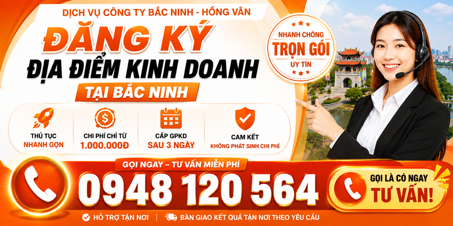 DỊCH VỤ ĐĂNG KÝ ĐỊA ĐIỂM KINH DOANH TẠI BẮC NINH UY TÍN